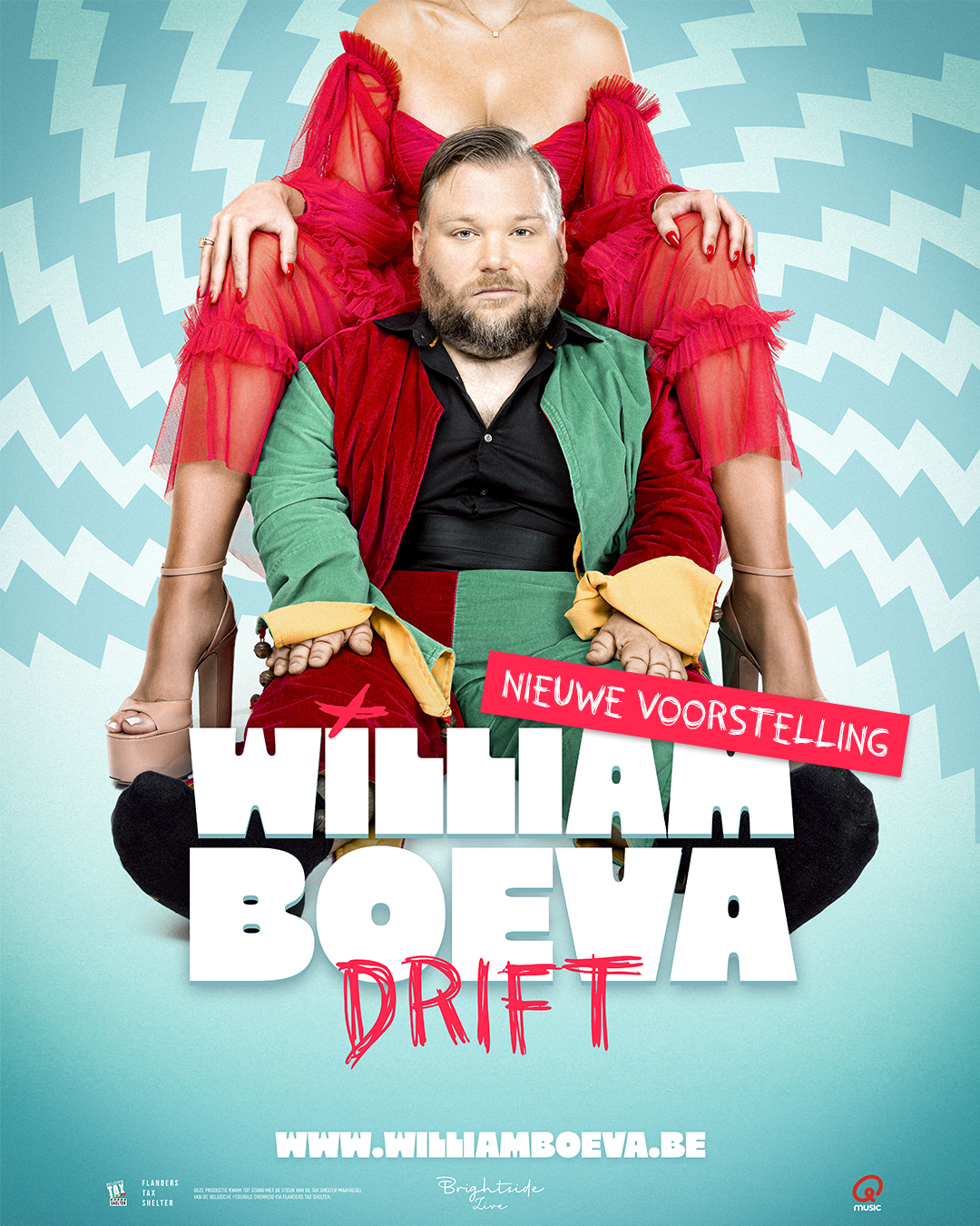William Boeva wil niet altijd braaf zijn in nieuwe voorstelling DRIFT